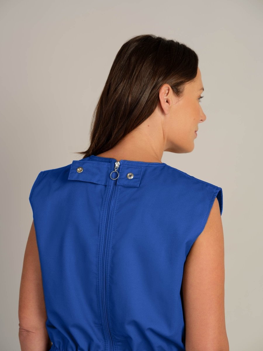 Rip Resistant Sleeveless Bodysuit With Long Legs - Daywear