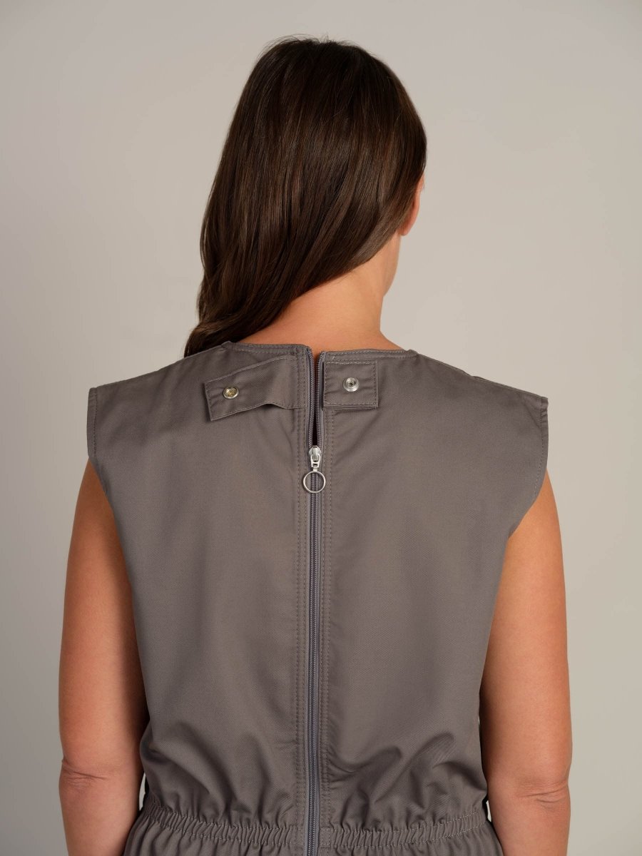 Rip Resistant Sleeveless Bodysuit With Long Legs - Daywear
