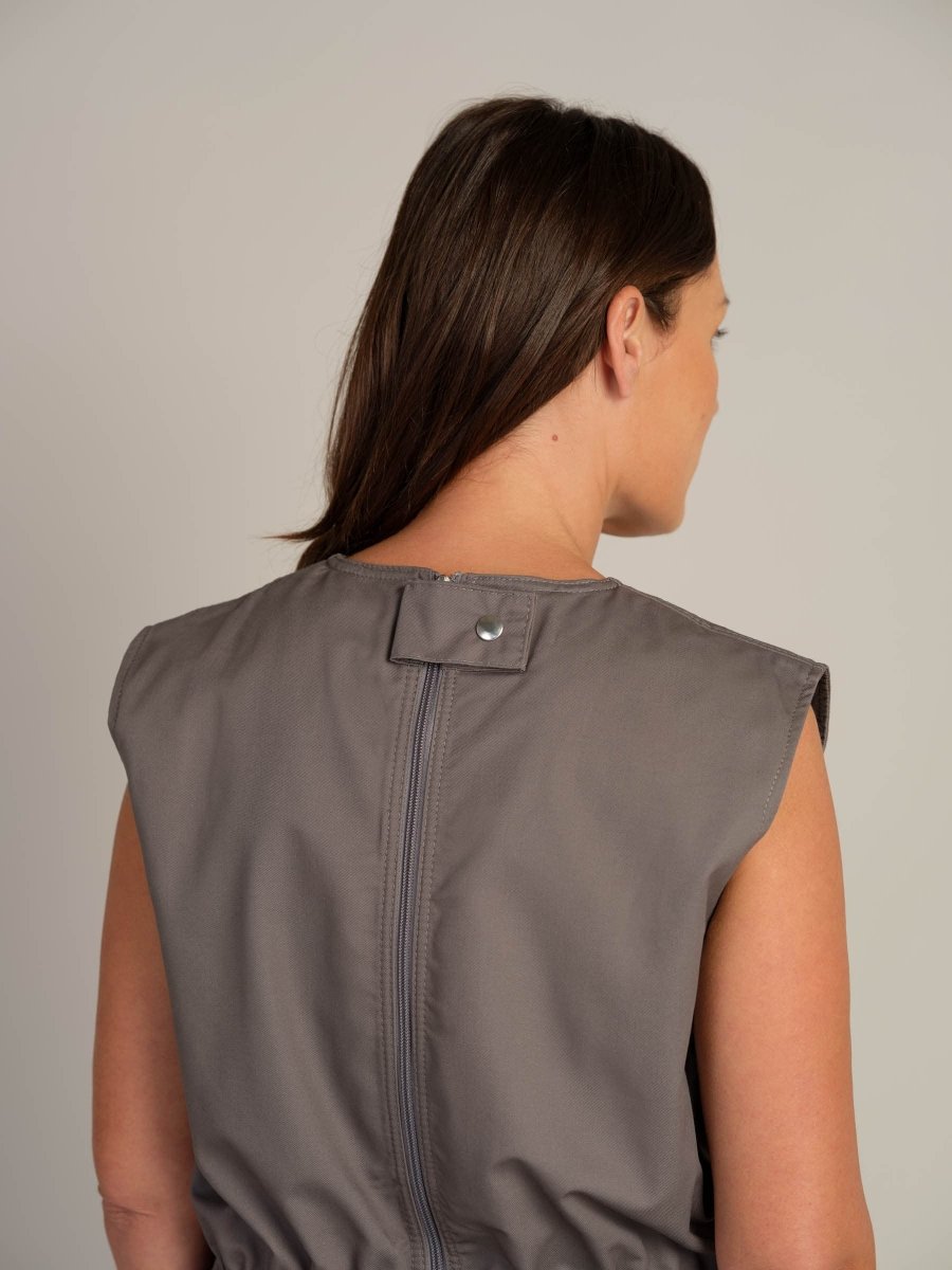 Rip Resistant Sleeveless Bodysuit With Long Legs - Daywear