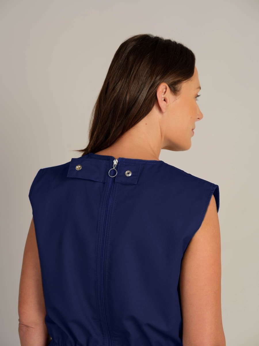 Rip Resistant Sleeveless Bodysuit With Long Legs - Daywear