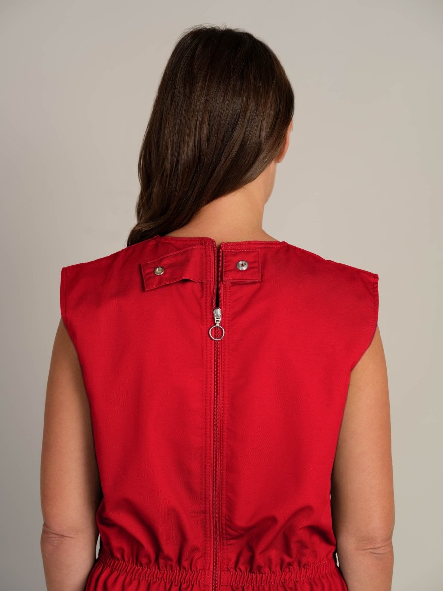 Rip Resistant Sleeveless Bodysuit With Long Legs - Daywear