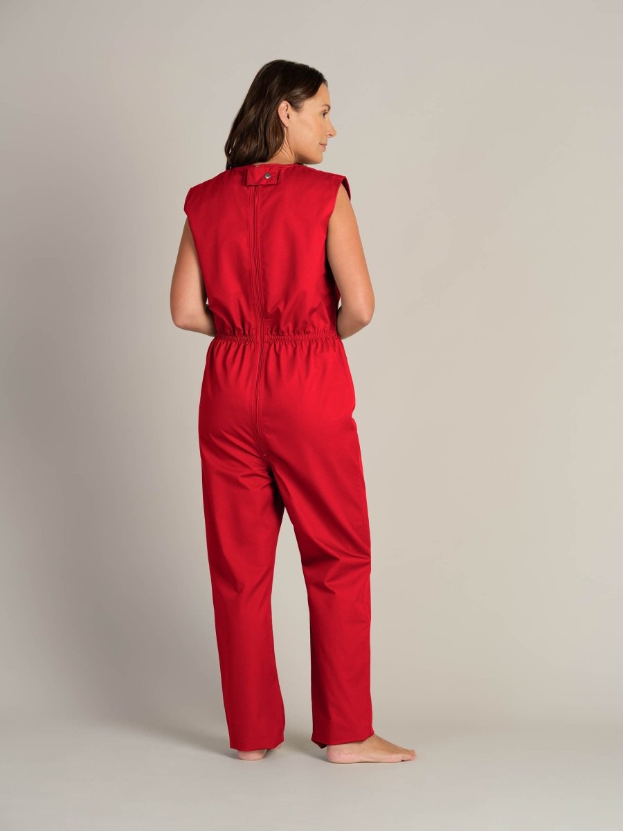 Rip Resistant Sleeveless Bodysuit With Long Legs - Daywear