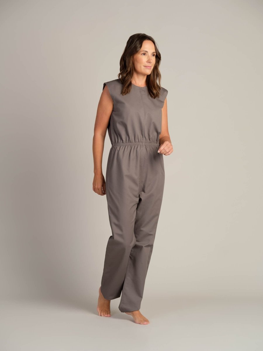 Rip Resistant Sleeveless Bodysuit With Long Legs - Daywear