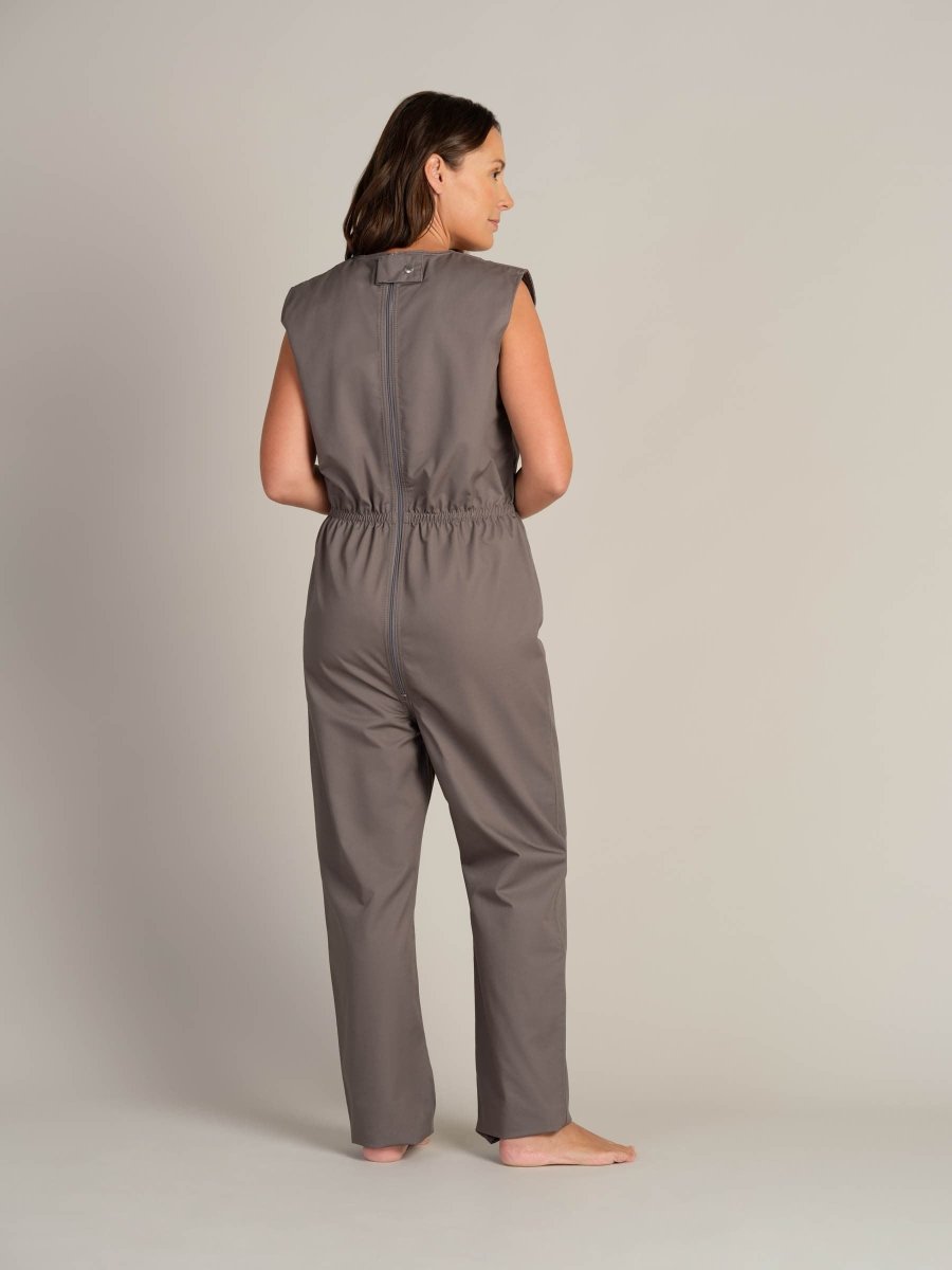 Rip Resistant Sleeveless Bodysuit With Long Legs - Daywear