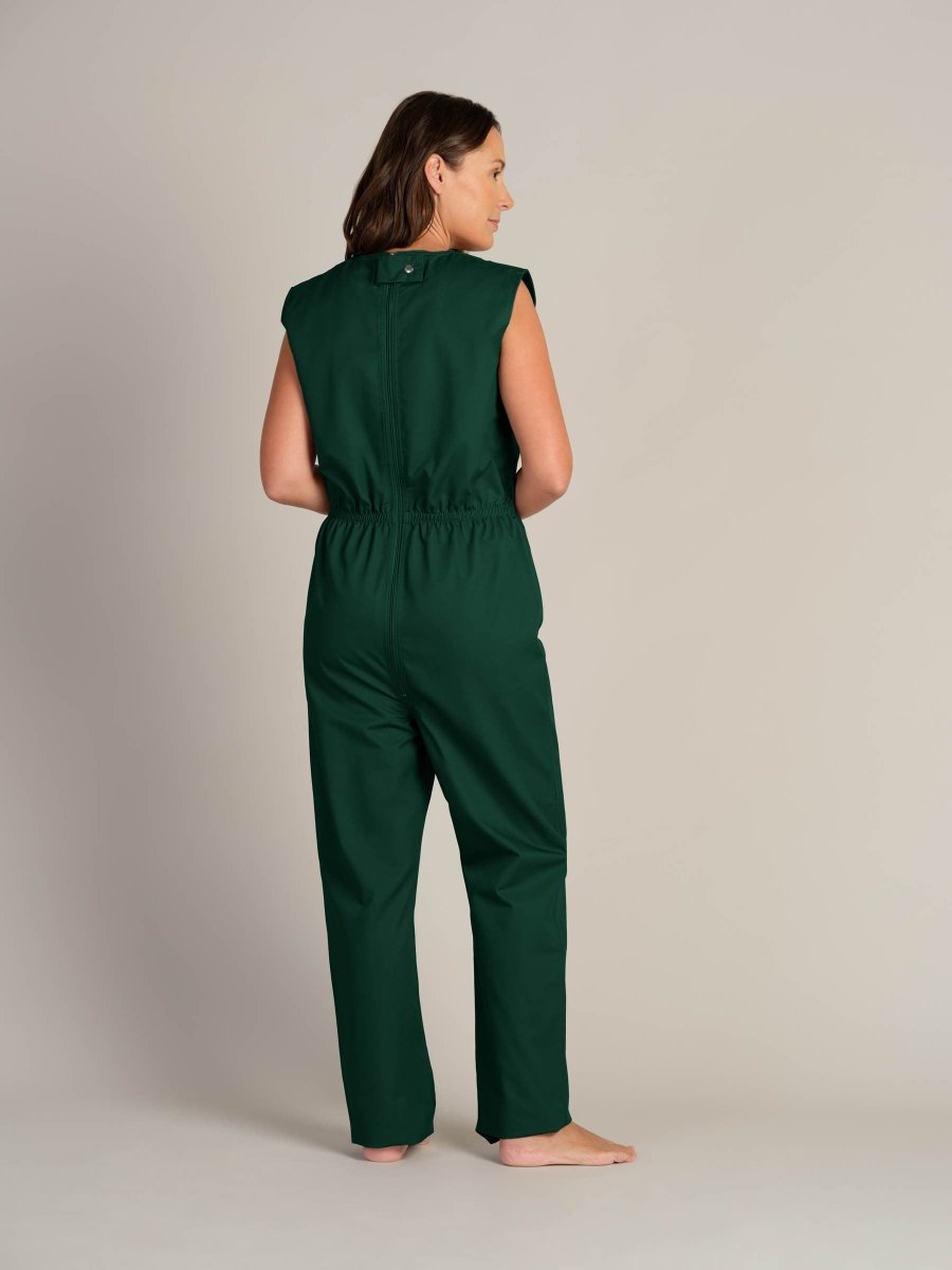Rip Resistant Sleeveless Bodysuit With Long Legs - Daywear