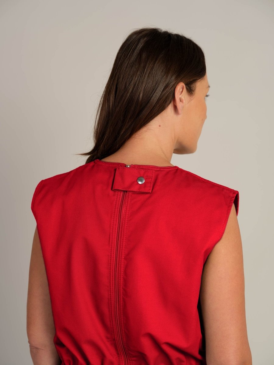 Rip Resistant Sleeveless Bodysuit With Long Legs - Daywear