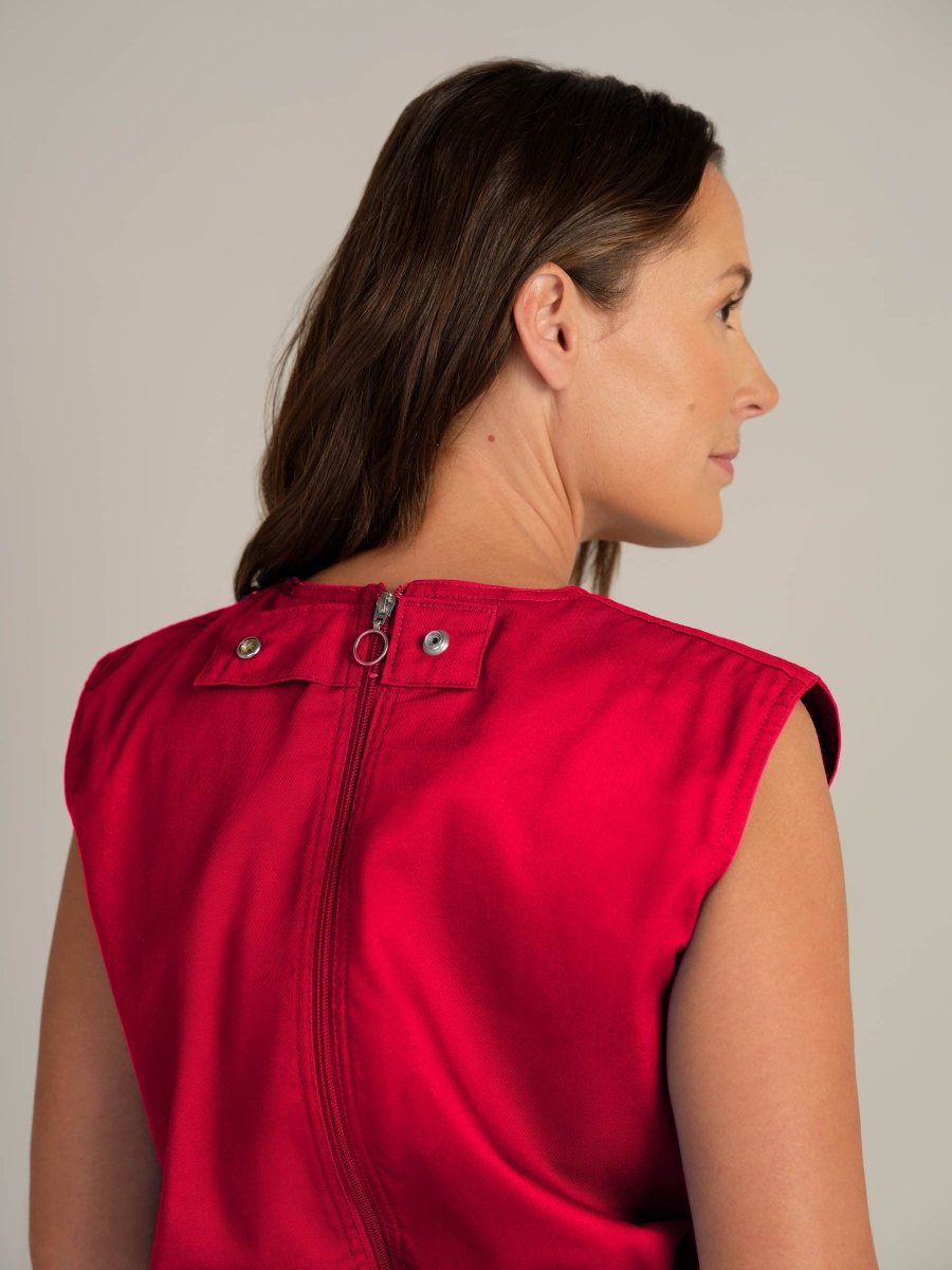 Rip Resistant Sleeveless Bodysuit with Short Legs - Daywear
