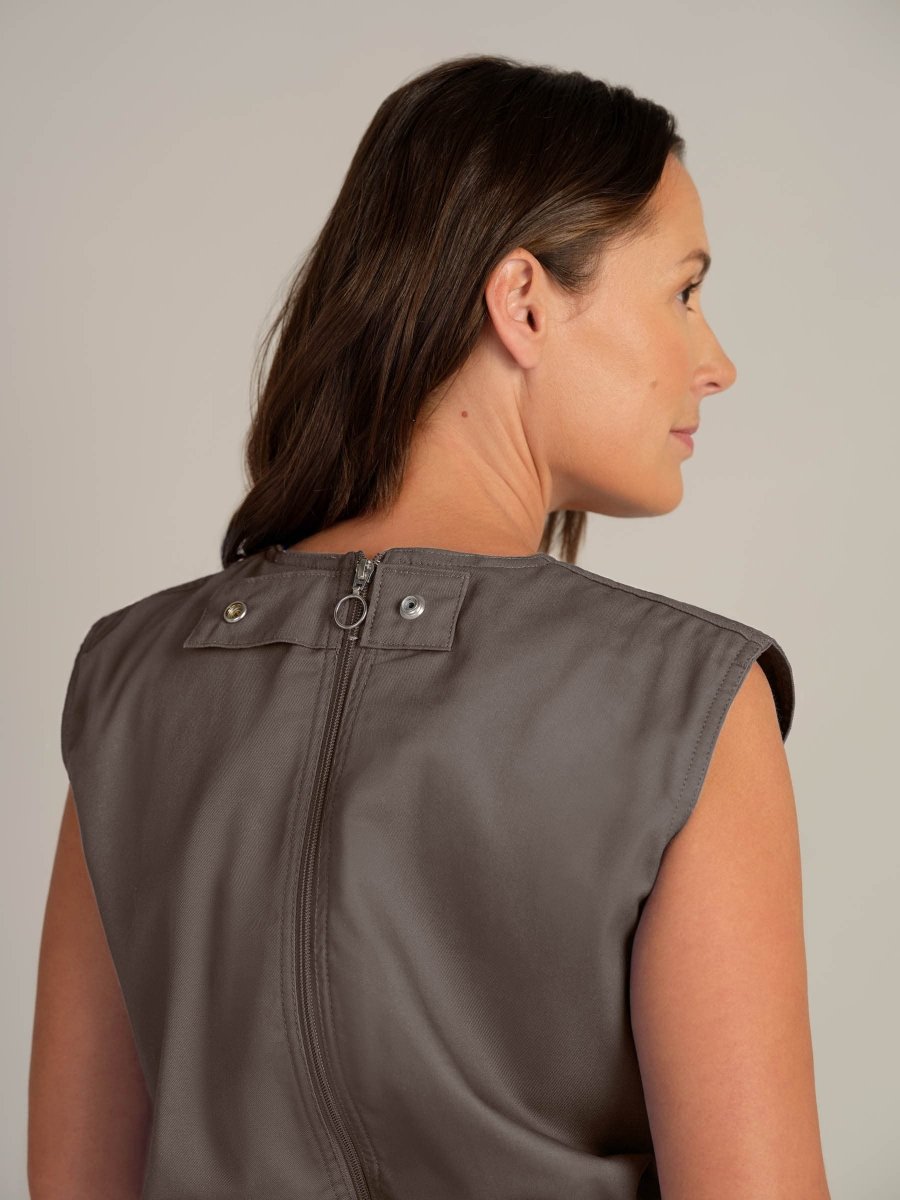 Rip Resistant Sleeveless Bodysuit with Short Legs - Daywear