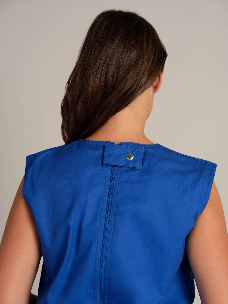 Rip Resistant Sleeveless Bodysuit with Short Legs - Daywear