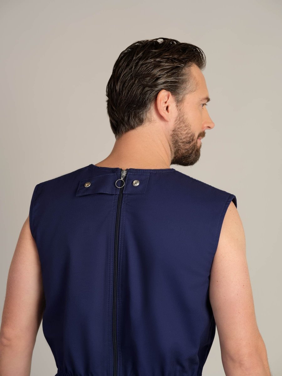 Rip Resistant Sleeveless Bodysuit with Short Legs - Daywear