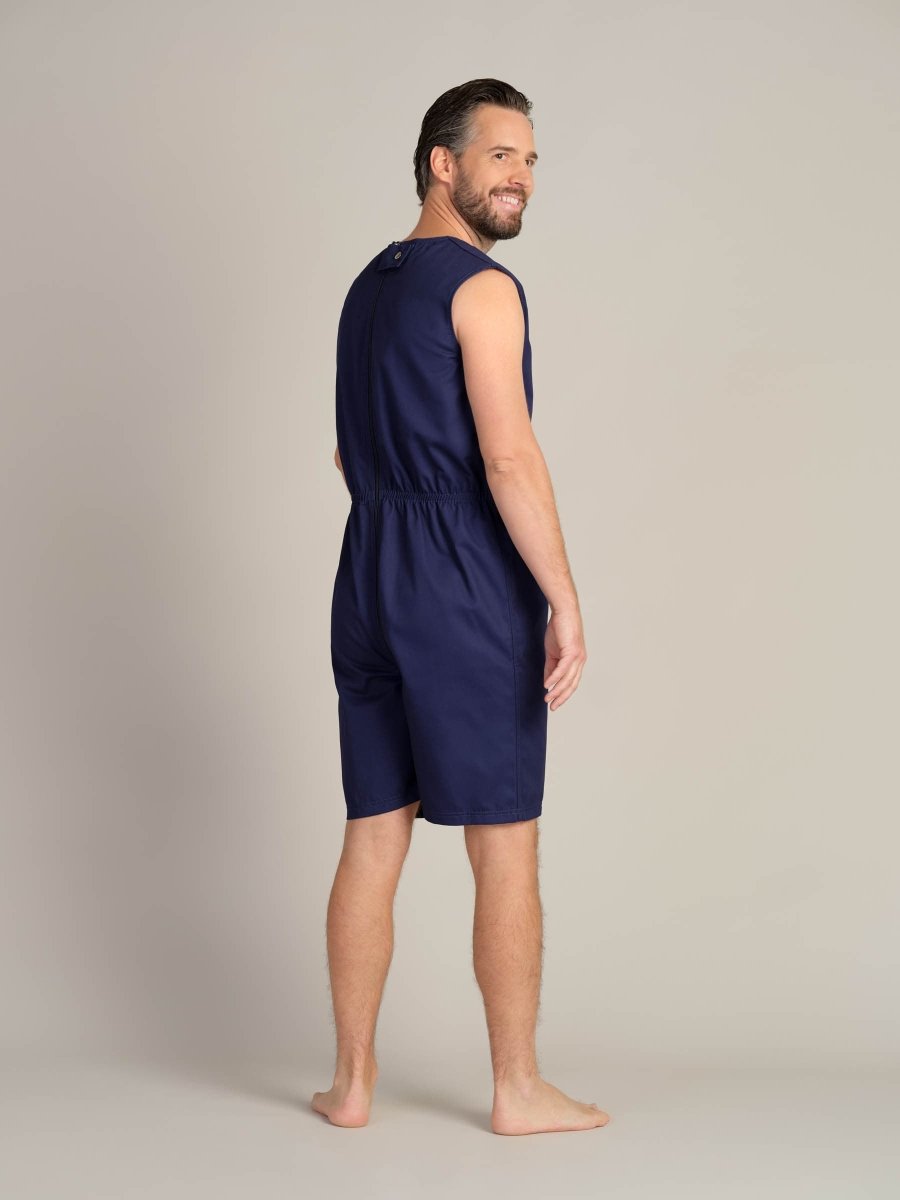 Rip Resistant Sleeveless Bodysuit with Short Legs - Daywear