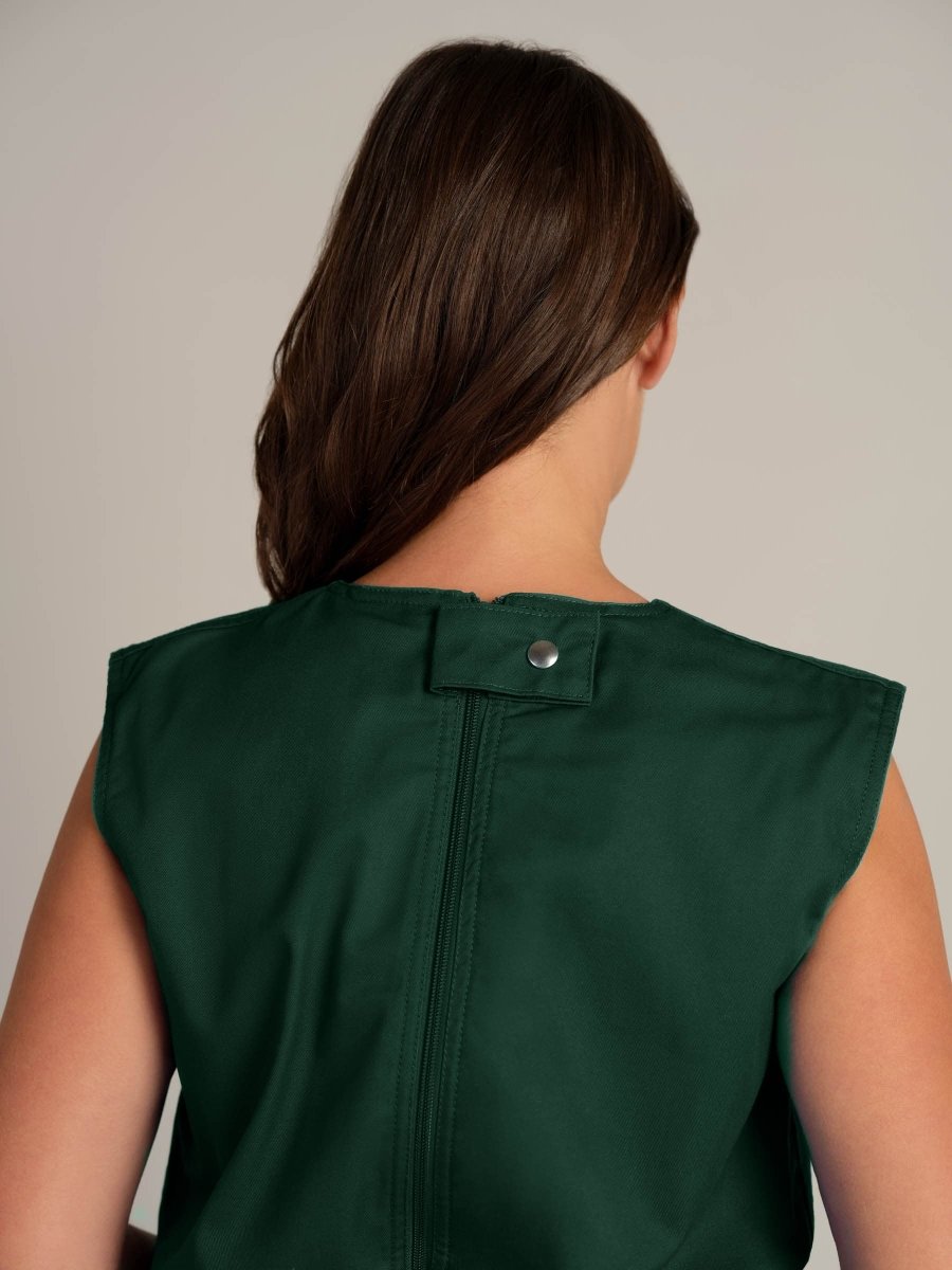 Rip Resistant Sleeveless Bodysuit with Short Legs - Daywear
