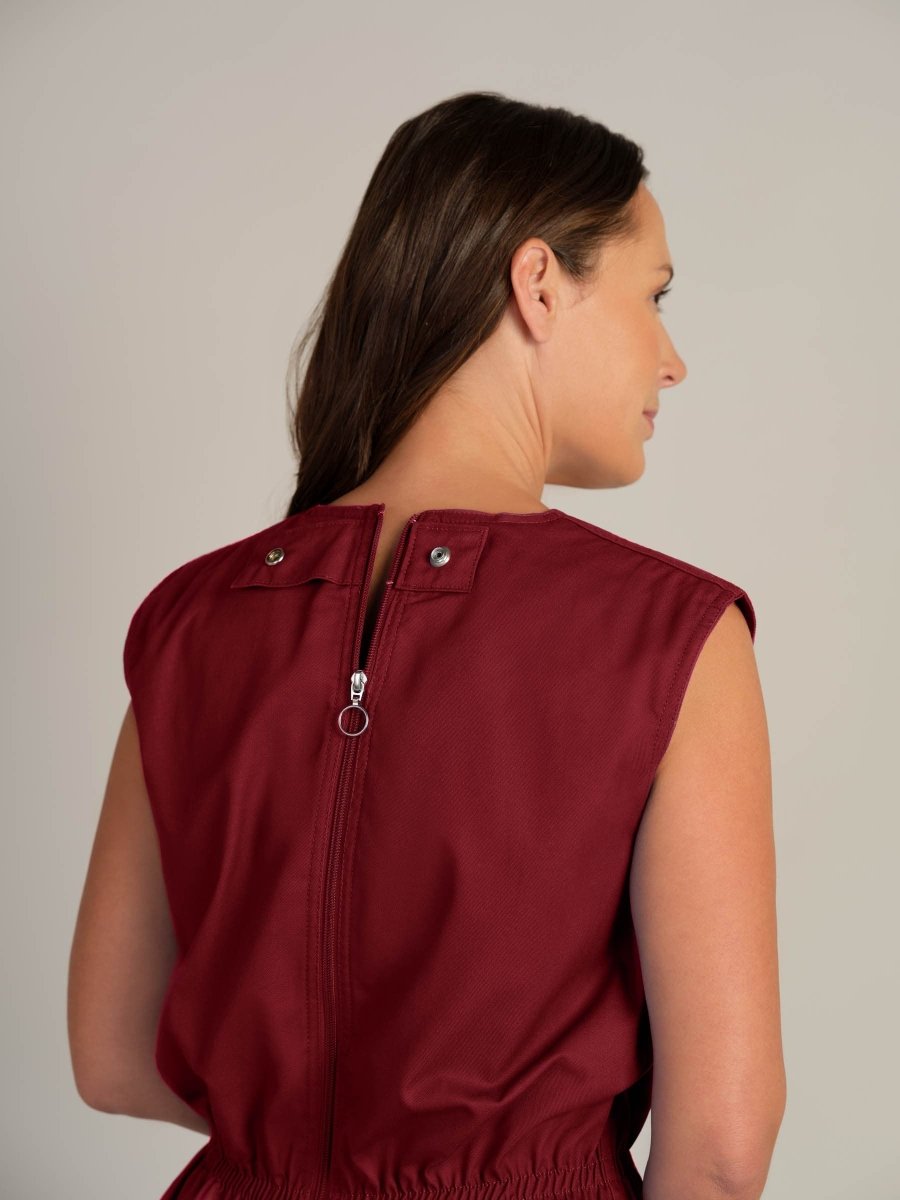 Rip Resistant Sleeveless Bodysuit with Short Legs - Daywear