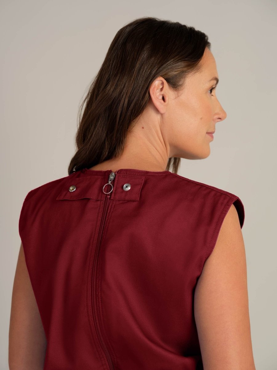 Rip Resistant Sleeveless Bodysuit with Short Legs - Daywear