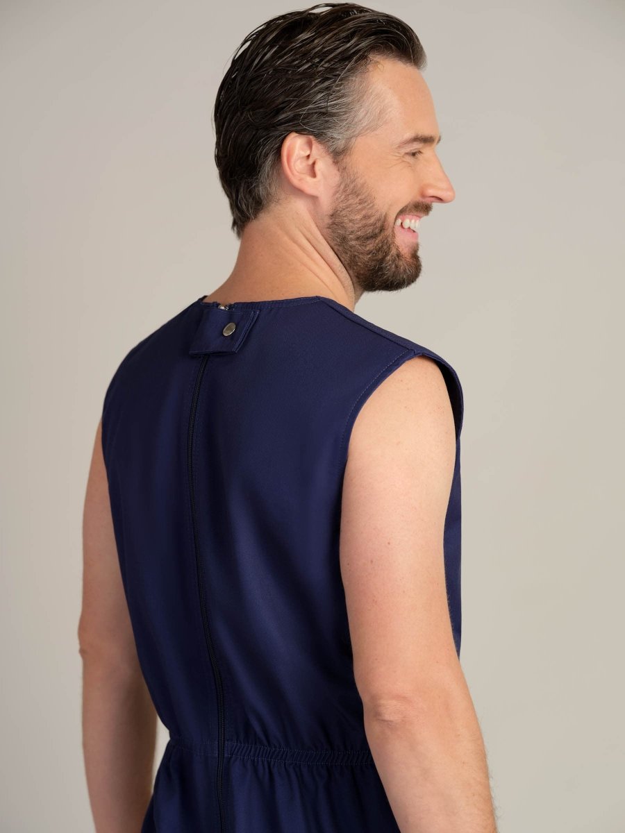 Rip Resistant Sleeveless Bodysuit with Short Legs - Daywear