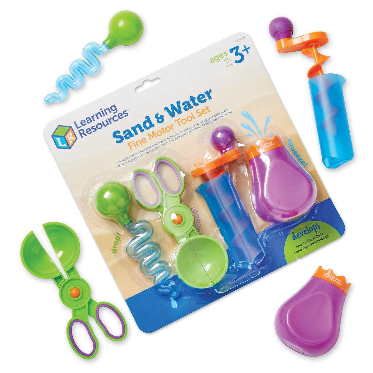 Sand and Water Fine Motor Tool Set - Learning Resource