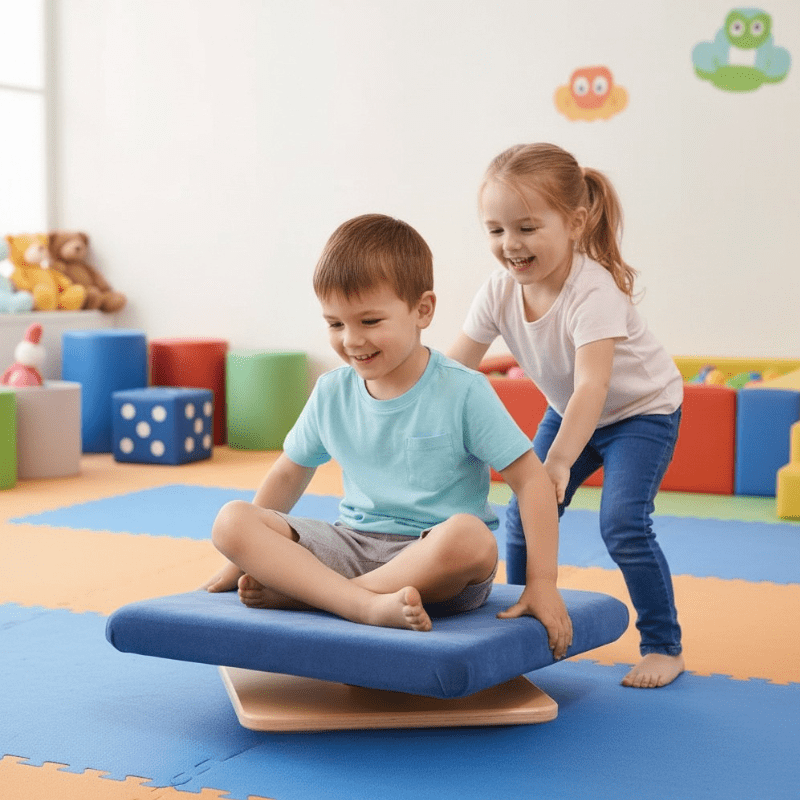 Sensory Integration Rotating Skateboard - Sensory Equipment