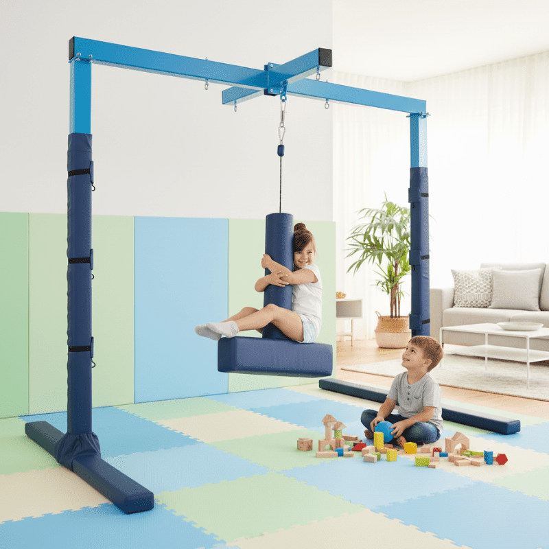 Sensory Integration Steel Swing Frame (2.45m, 150kg Max) - Sensory Equipment
