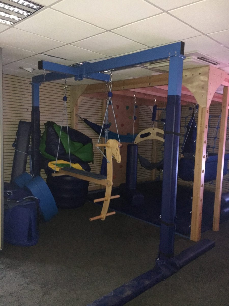 Sensory Integration Steel Swing Frame (2.45m, 150kg Max) - Sensory Equipment