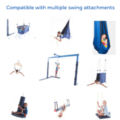 Sensory Integration Steel Swing Frame (2.45m, 150kg Max) - Sensory Equipment