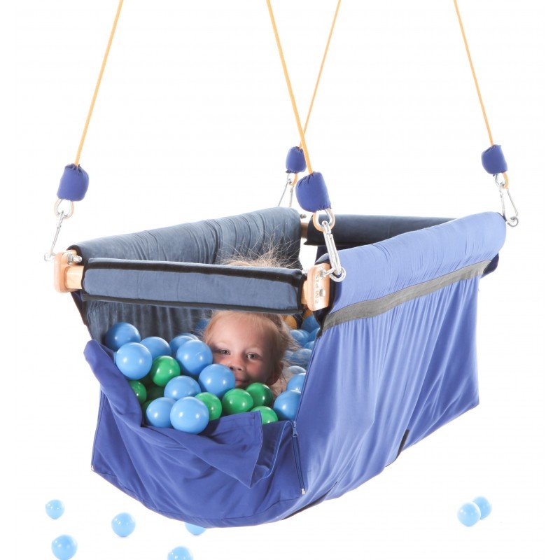 Sensory Integration Swing with Ball Pit (62 x 62 x 125cm, 90kg Max) - Sensory Equipment