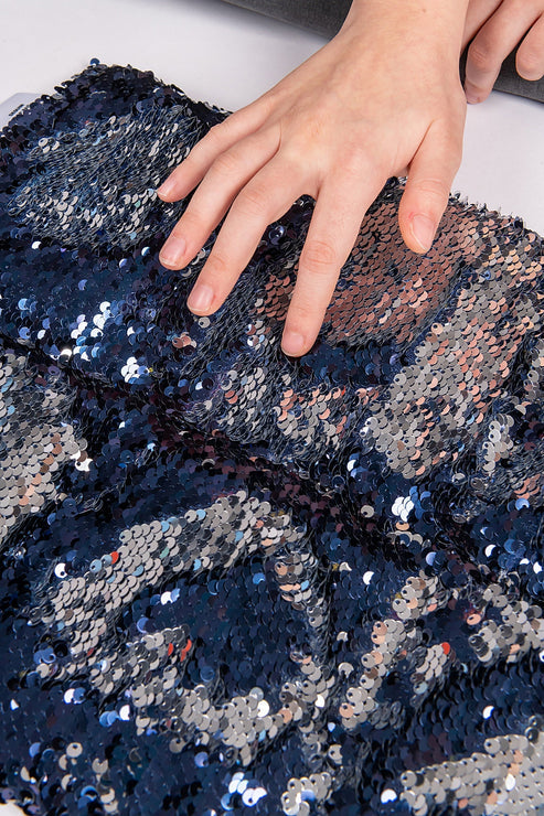 Two Tone Sequin Weighted Lap Pillow