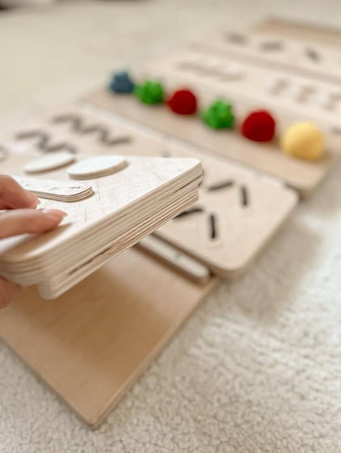 Sensory Path Five Unique Panels - Good Wood - Sensory Toys