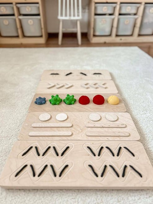 Sensory Path Five Unique Panels - Good Wood - Sensory Toys