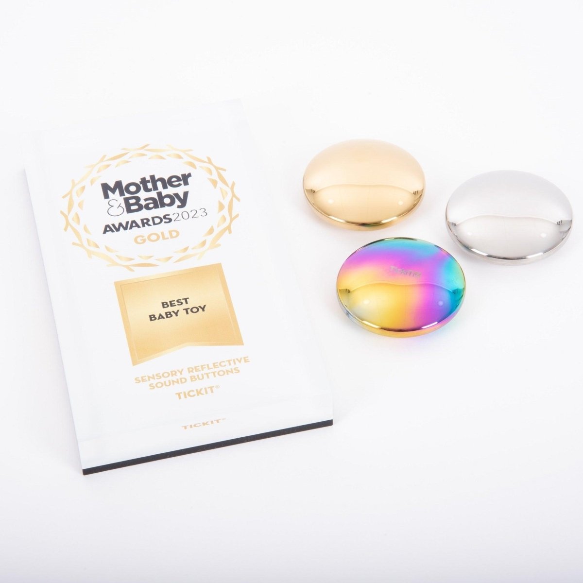 Sensory Reflective Sound Buttons - Pk3 - Learning Resource