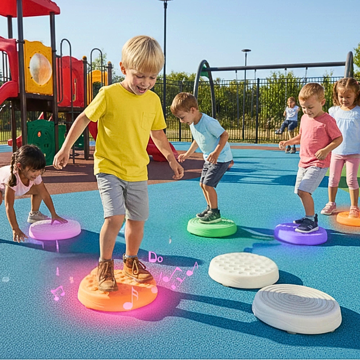 Sensory Stepping Stones With Sound & Light – DoReMi - Sensory Toys