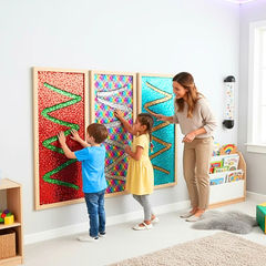 Sequin Sensory Wall Boards – Set of 3 - Sensory Equipment