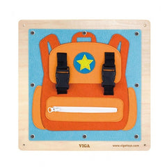 Set of 4 Dressing and Zipping Wall Mount Boards - Sensory Toys