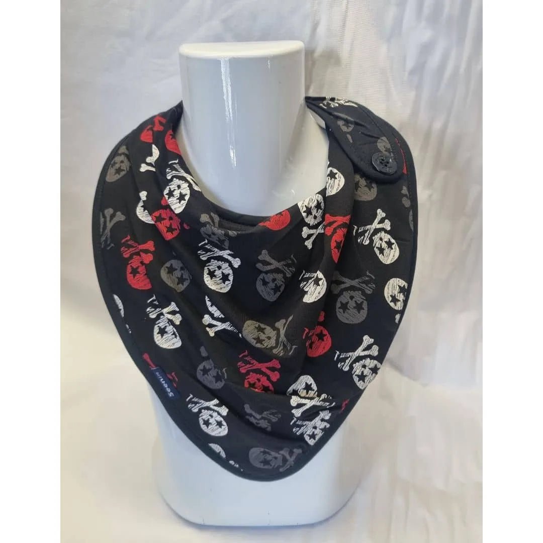 Side Fastening Print Kerchiefs - Bibs & Neckerchiefs