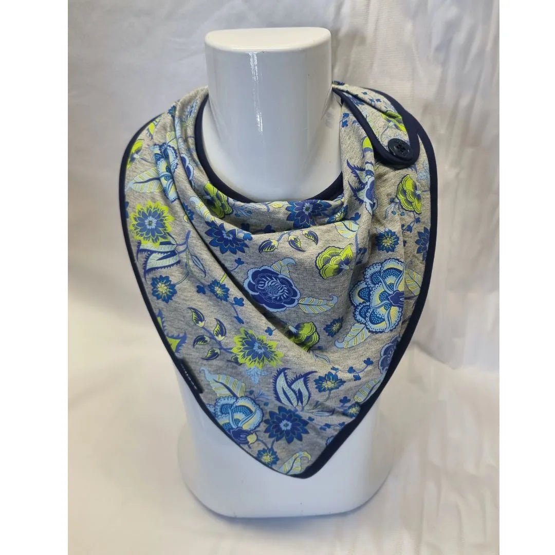 Side Fastening Print Kerchiefs - Bibs & Neckerchiefs