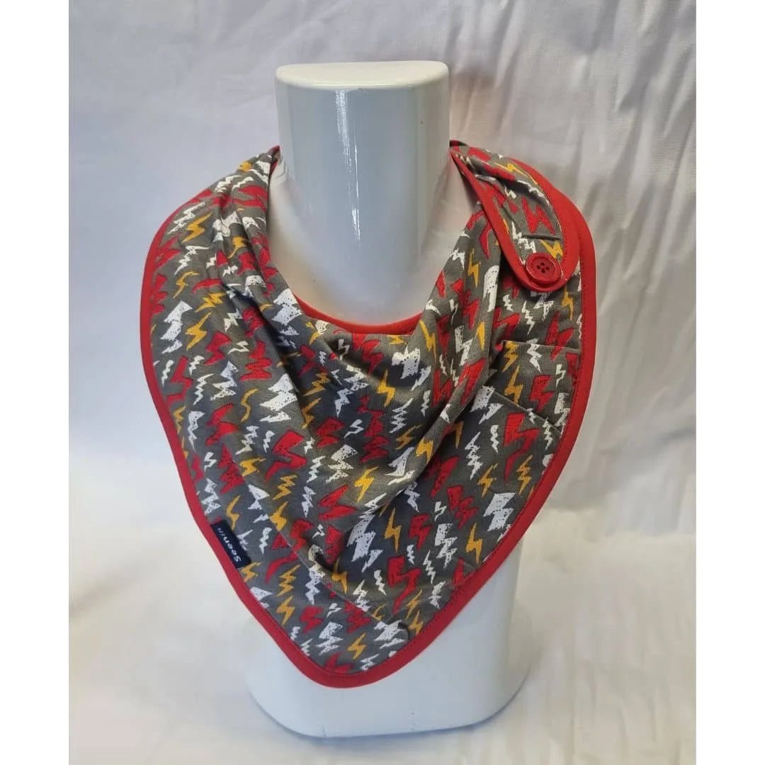 Side Fastening Print Kerchiefs - Bibs & Neckerchiefs