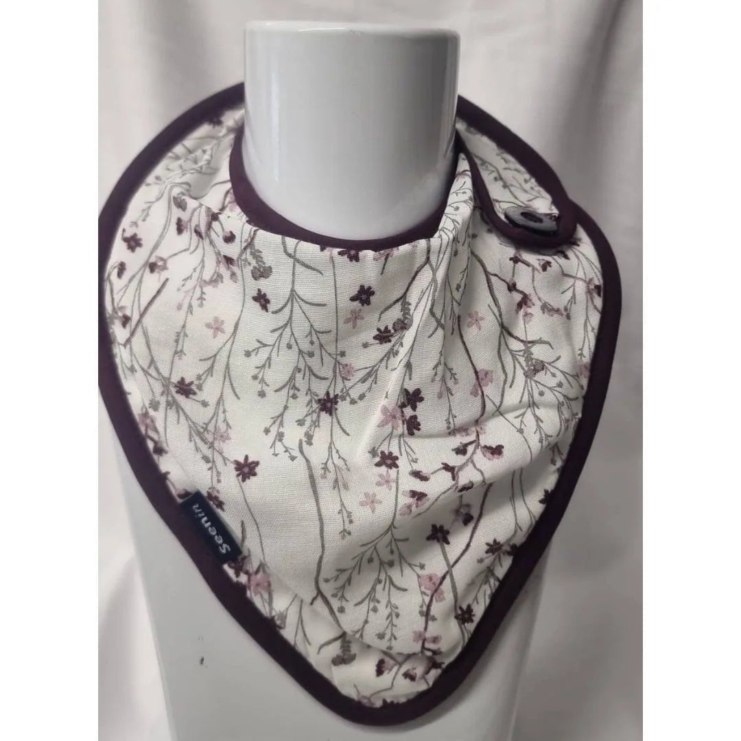 Side Fastening Print Kerchiefs - Bibs & Neckerchiefs