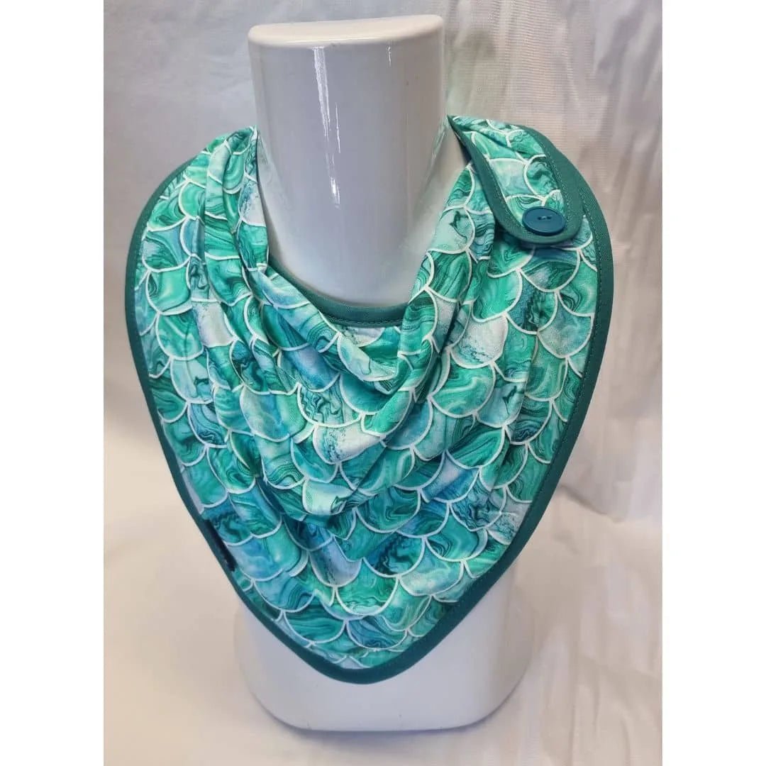 Side Fastening Print Kerchiefs - Bibs & Neckerchiefs