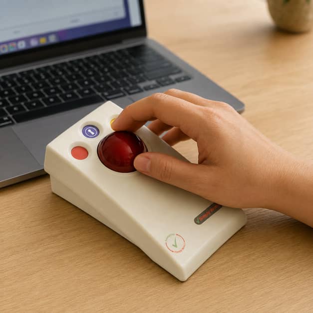 SimplyWorks Wireless Trackball – Adaptive Mouse - Learning Resource