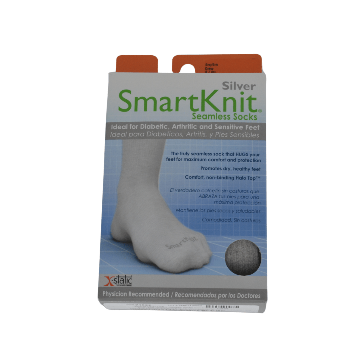 SmartKnit - Adult Seamless Sensitivity Socks - Crew - Socks