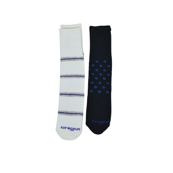 SmartKnit Seamless Patterned AFO Socks – Child (Pair) - Footwear
