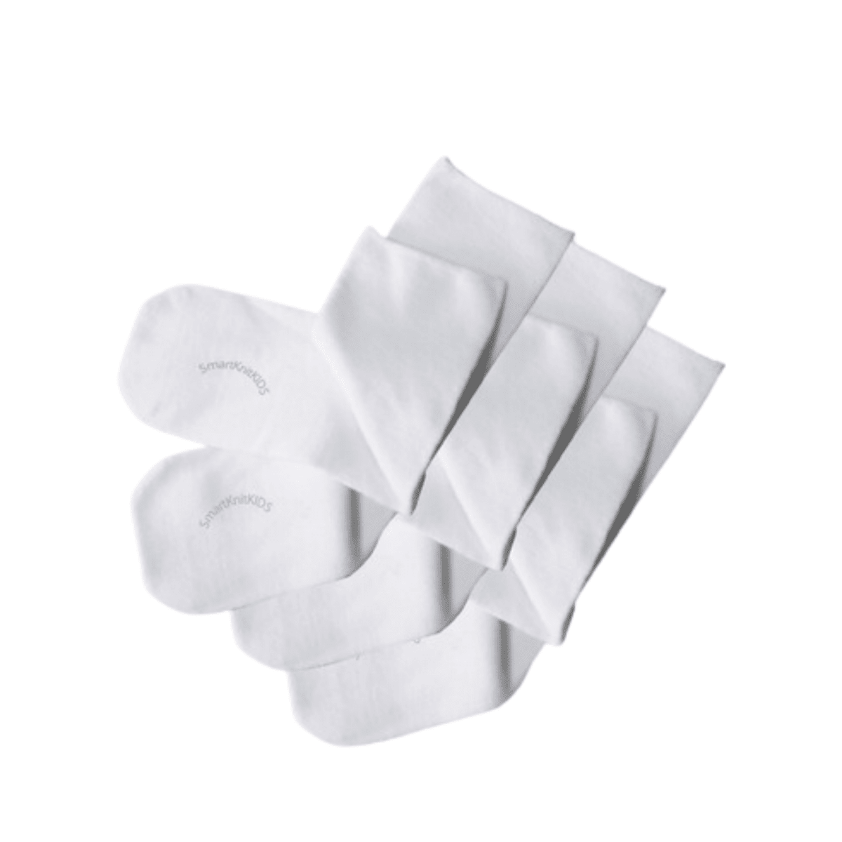 SmartKnitKIDS - Absolutely Seamless Socks - ultimate comfort sock - White - Value Packs - Socks