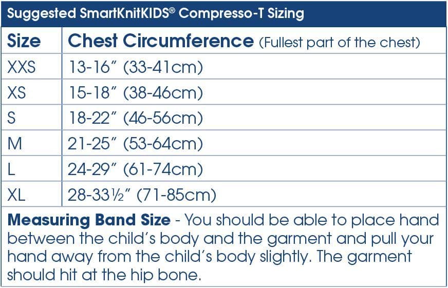 SmartKnitKIDS - Seamless Compresso-T Tube (No sleeves or straps) - Compression Wear