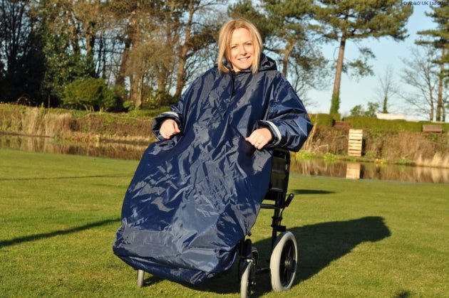 Splash Deluxe Sleeved Lined Wheelchair Mac - Wheelchair Clothing