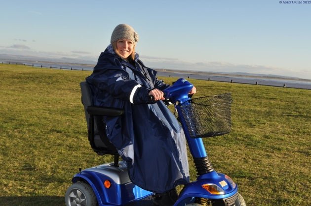 Splash Deluxe Universal Sleeved Poncho (Lined) - Wheelchair Clothing