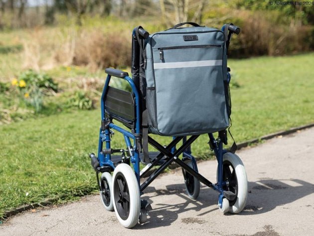 Splash Wheelchair Bag – Black or Grey - Wheelchair Clothing