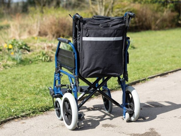 Splash Wheelchair Bag – Black or Grey - Wheelchair Clothing