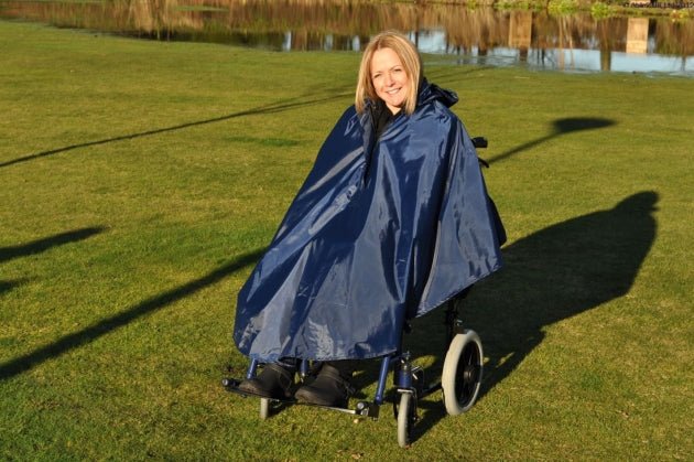 Splash Wheelchair Poncho (Unlined) - Wheelchair Clothing
