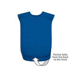 Tabard style adult bib - Small Blue - Health Care