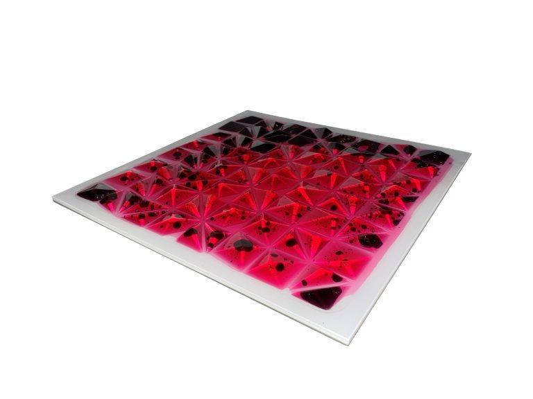 Textured Massage Liquid Sensory Tiles Set of 6 30cm - Sensory Equipment