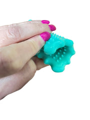 Textured Silicone Tactile Shapes – 6pk - Sensory Toys